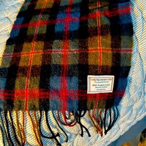 Lady borrodalr’s gift, 100% lambs wool scarf/ The Jacobite tartan